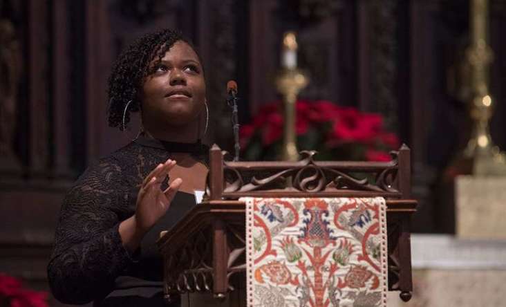 Quinica Garrett '19 Honors Reverend Martin Luther King Jr.